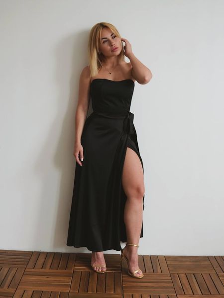 Спідниця шовкова на запах one size (Бежевий) 100003 фото